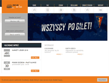 Tablet Screenshot of kupbilety.pogonszczecin.pl